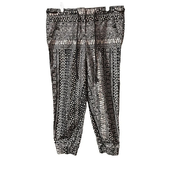 LOFT PRINTED JOGGER PANTS - Picture 1 of 6